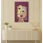 DRUKOWANY OBRAZ FACES NEW -B- 60X3X90 cm